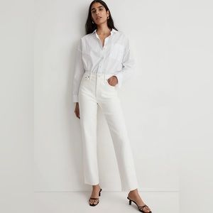 Madewell High-Rise Straight leg boyfriend jean